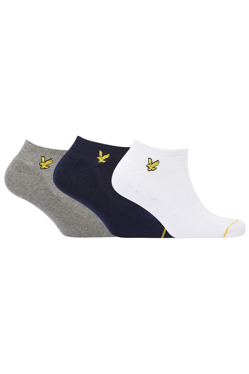 

Комплект из 3 пар белых спортивных носков Ross Lyle & Scott, белый