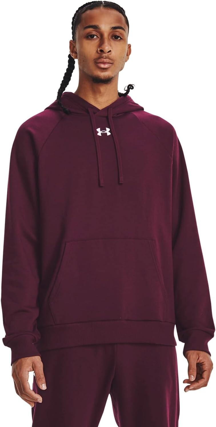 

Флисовая толстовка Rival Under Armour, цвет Dark Maroon/Wham