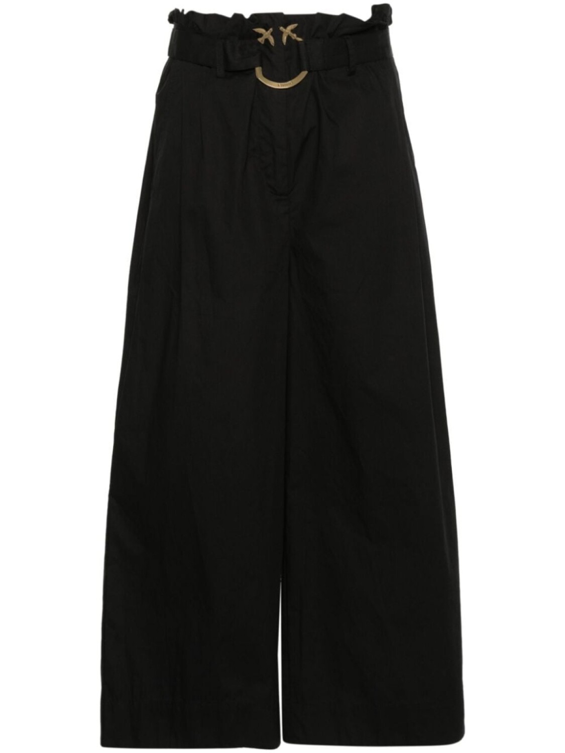 

PINKO широкие брюки Poseidone с завышенной талией, черный