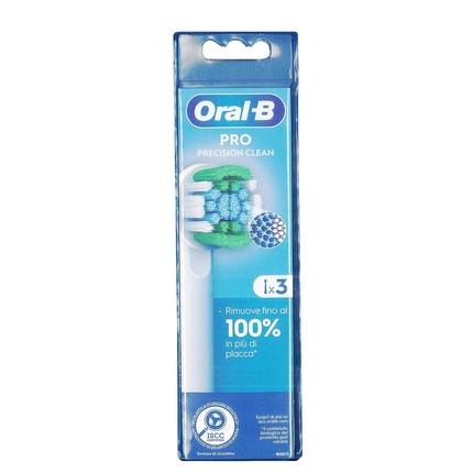 Сменный комплект Precision Clean — 3 шт., Oral-B комплект насадок oral b precision clean eb20 6 6 шт