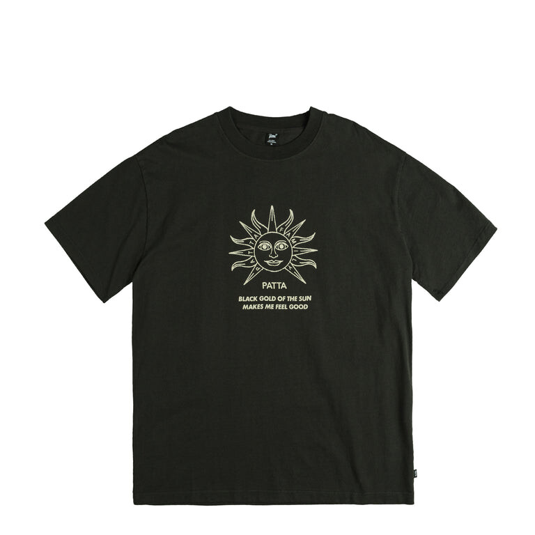 

Футболка Black Gold Sun T-Shirt Patta, черный
