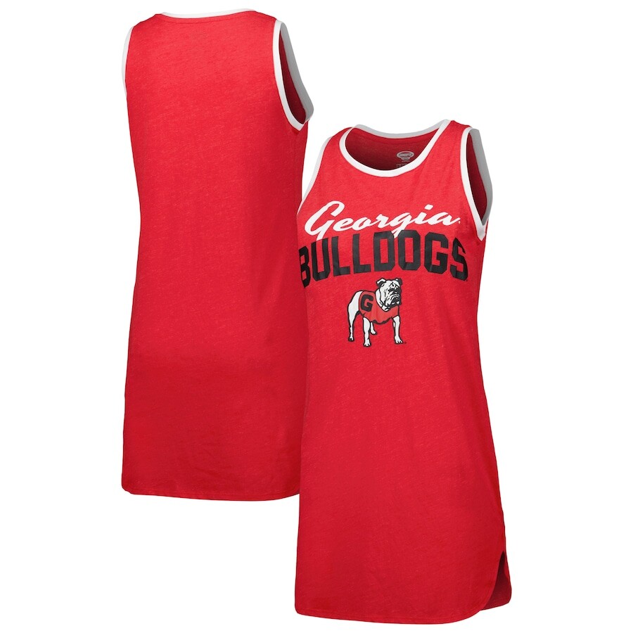 

Ночная рубашка Concepts Sport Georgia Bulldogs, красный