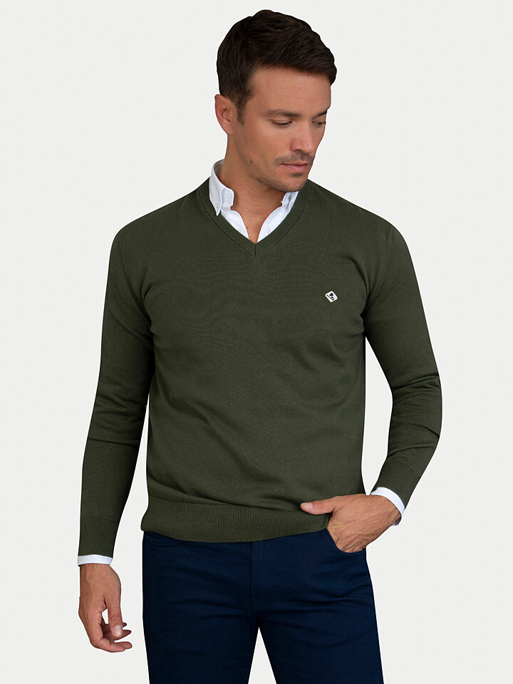 

Пуловер SIR RAYMOND TAILOR Ponte, хаки