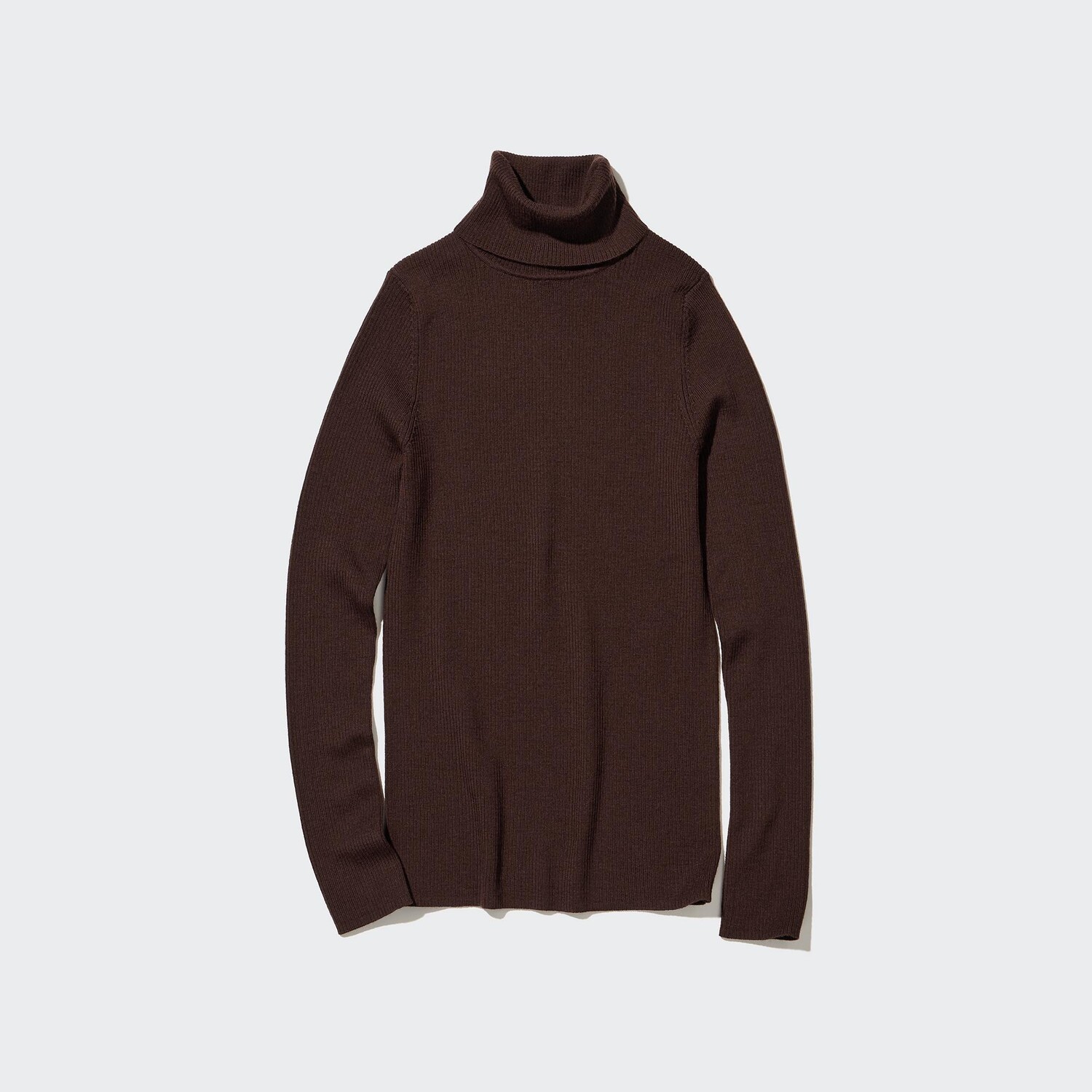 

Свитер из 100% максимальной мериносовой шерсти UNIQLO, темно-коричневый