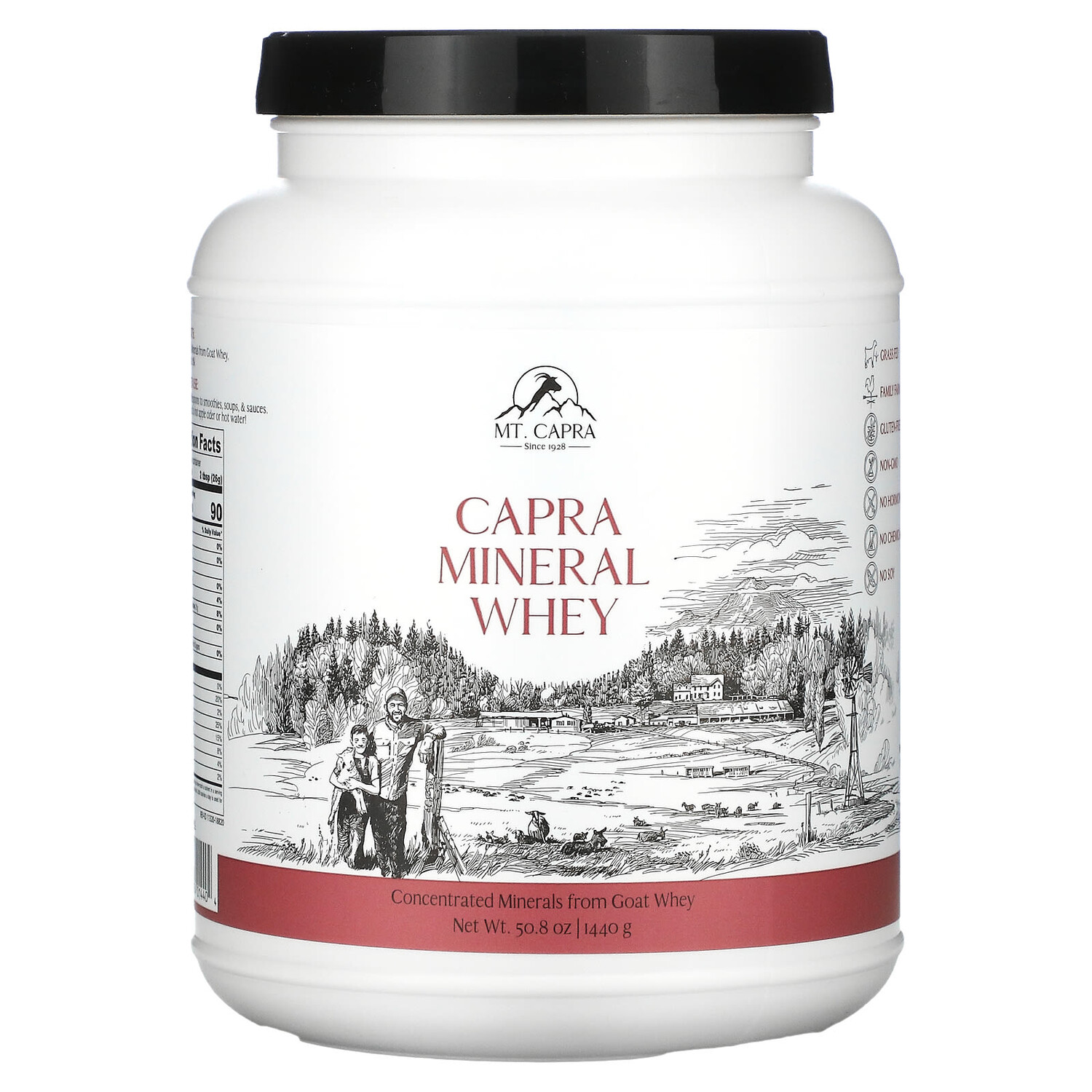 

Capra Mineral Whey, 1440 г (50,8 унции), Mt. Capra