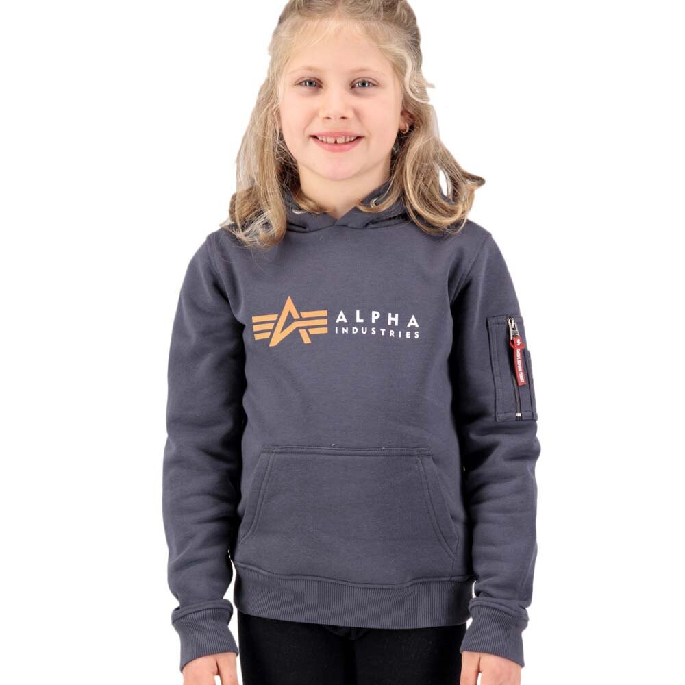 

Худи Alpha Industries Label, серый