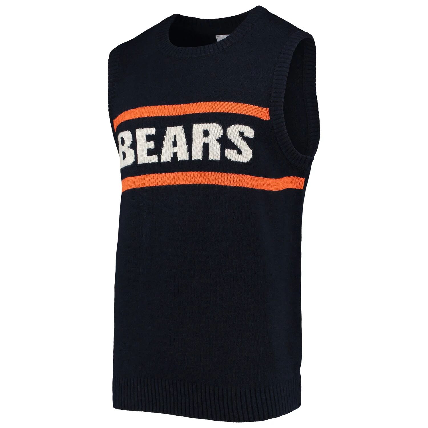 цена Мужской темно-синий/оранжевый жилет-свитер Chicago Bears Player Starter