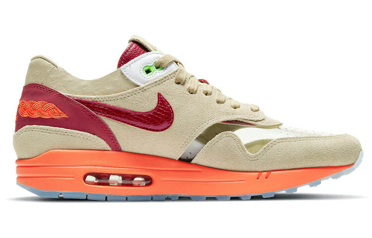 

Кроссовки Clot x Nike Air Max 1 Kiss of Death, коричневый / красный