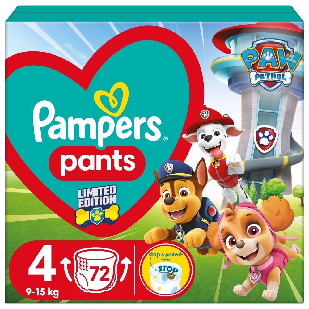 

Подгузники для детей Pampers Pants Psi Patrol 4 , 72 шт