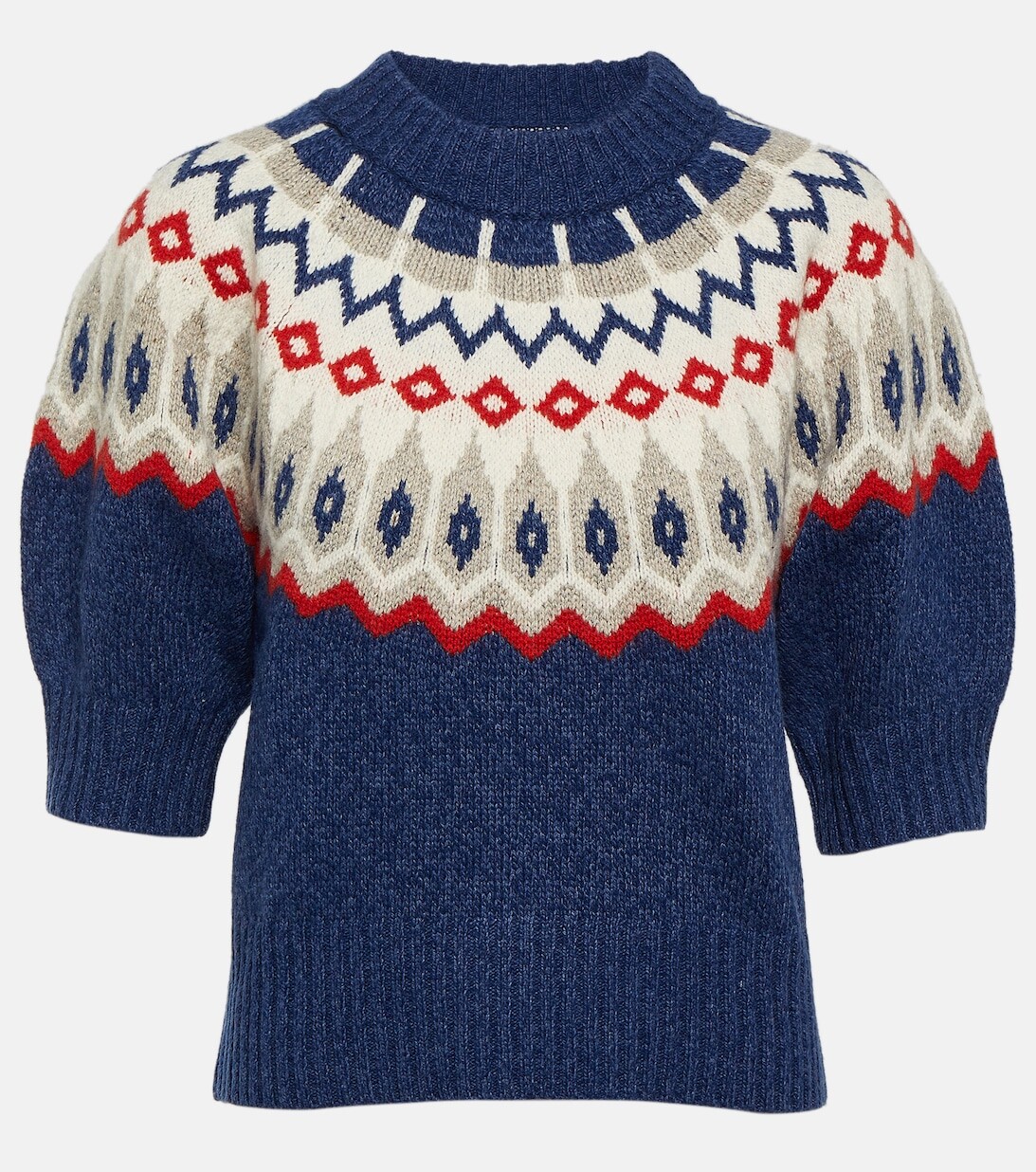 

Свитер Fair Isle из смесовой шерсти POLO RALPH LAUREN, синий