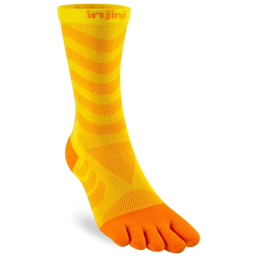 

Носки для бега Injinji Run Technical Crew, цвет Sunflower