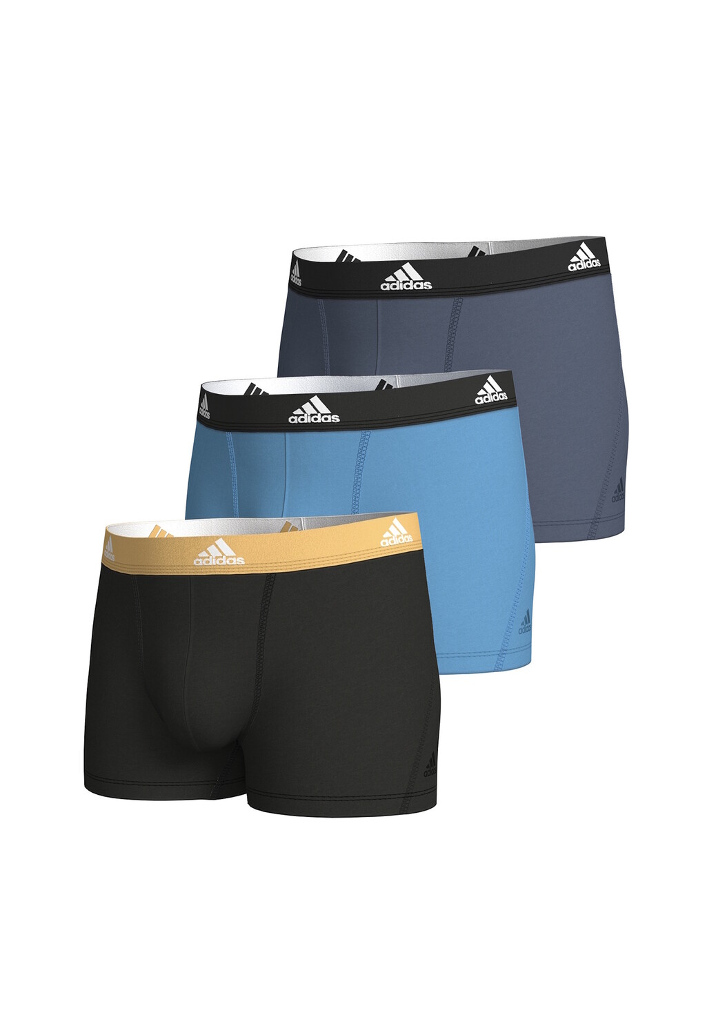 

Боксеры adidas Trunks 3 шт, разноцветный