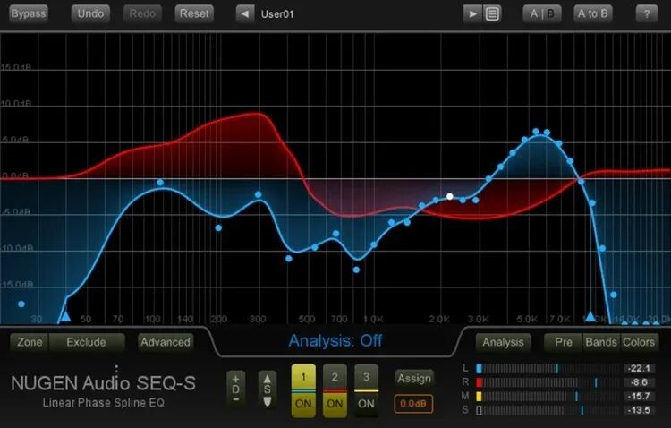 

Плагин линейного фазового эквалайзера NUGEN Audio SEQ-S
