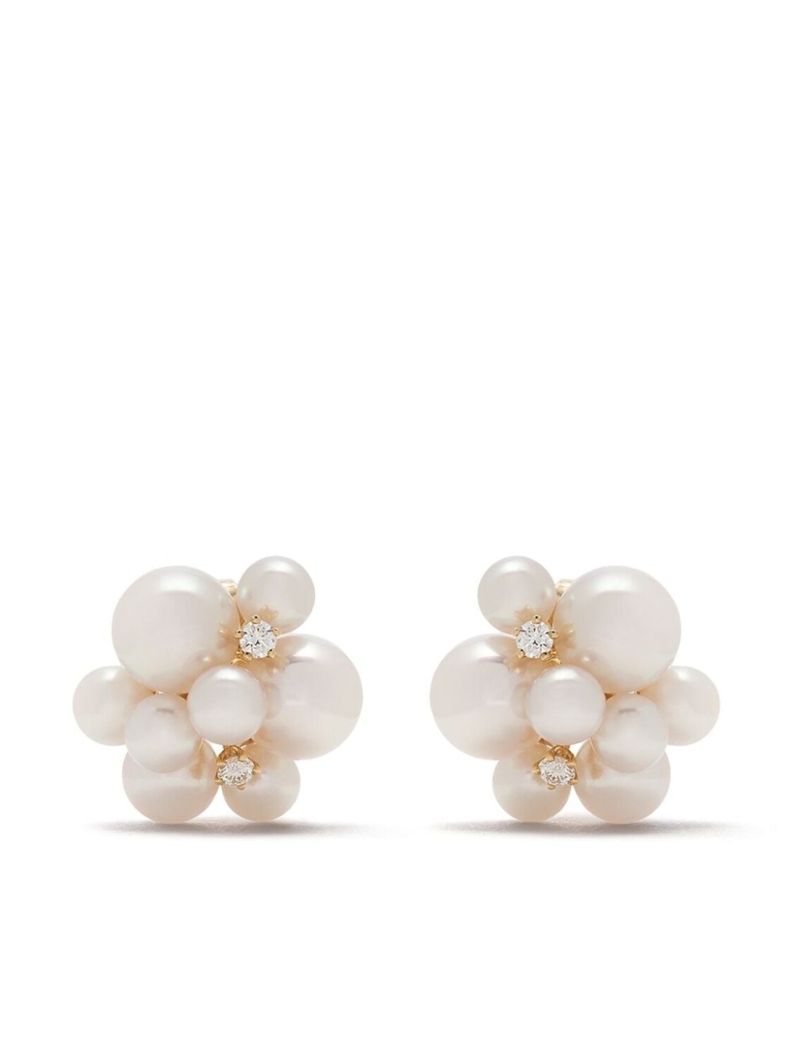 

Серьги из желтого золота с жемчугом TASAKI, золотой