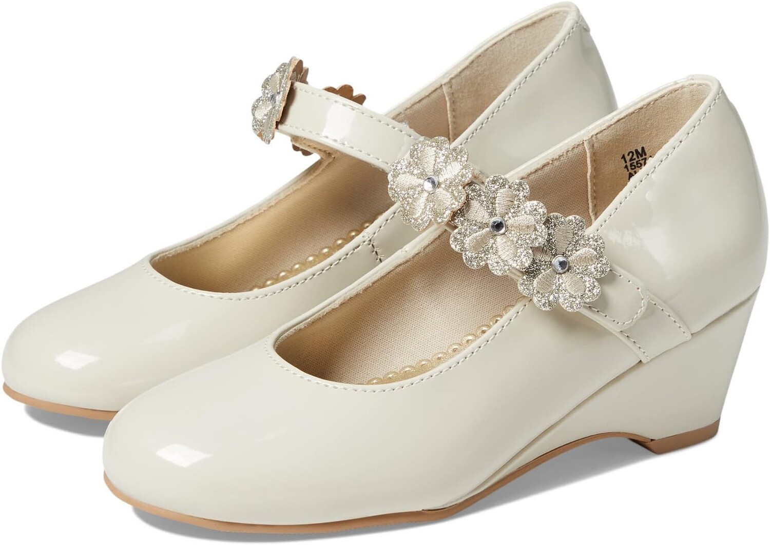 

Туфли на танкетке Adeline Rachel Shoes, цвет Bone Patent