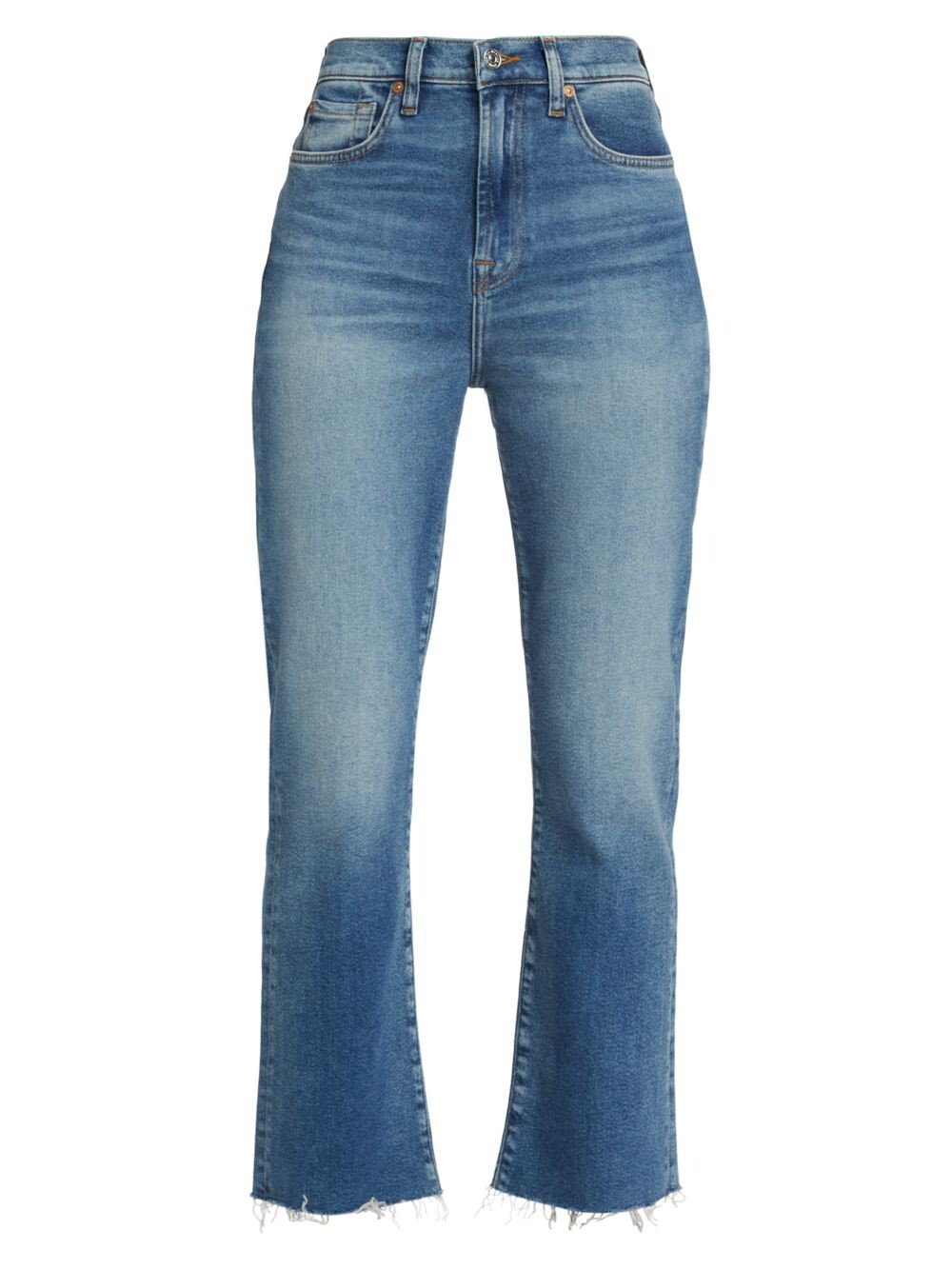 

Укороченные джинсы Slim Kick с высокой посадкой 7 For All Mankind