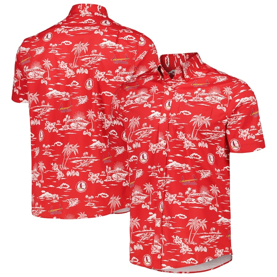 

Рубашка Reyn Spooner St Louis Cardinals, красный