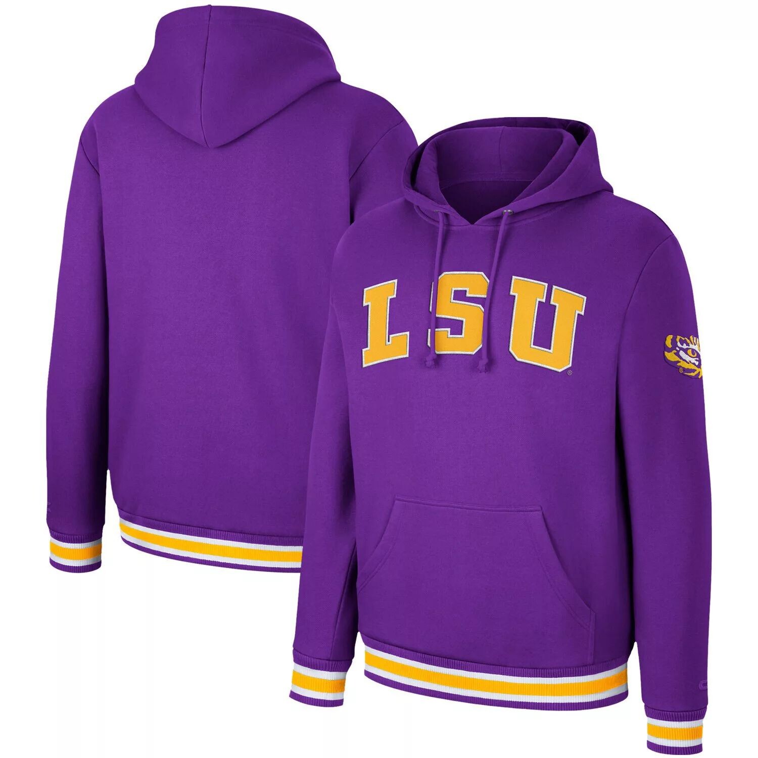 

Мужской фиолетовый пуловер с капюшоном LSU Tigers Varsity Arch Colosseum