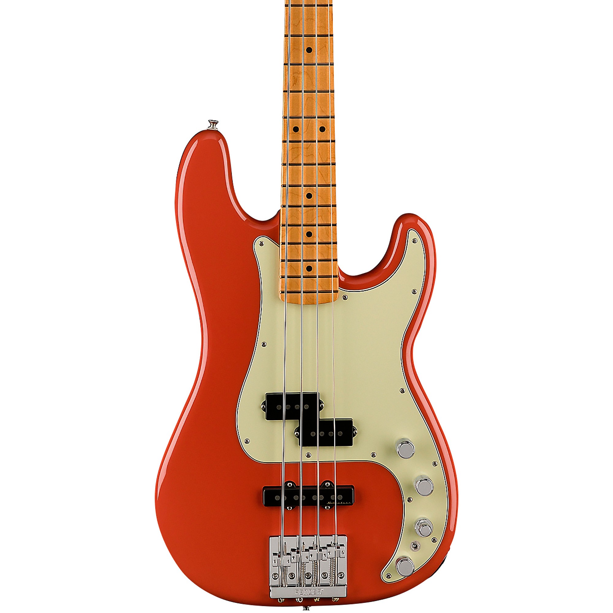 Fender Player Plus Active Precision Bass Кленовая накладка на гриф Fiesta Red