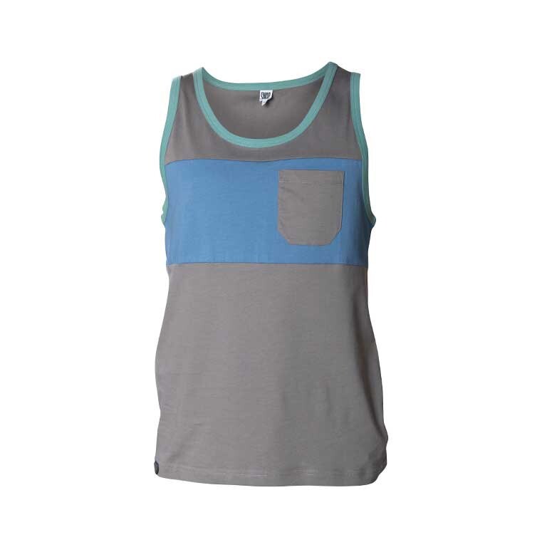 

Футболка без рукавов Snap Climbing Two-Tone Pocket, серый