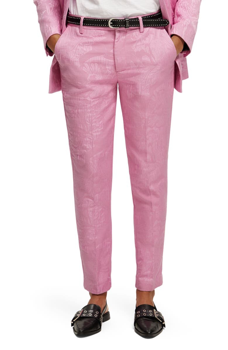 

Жаккардовые брюки Lowry с цветочным принтом SCOTCH & SODA, розовый