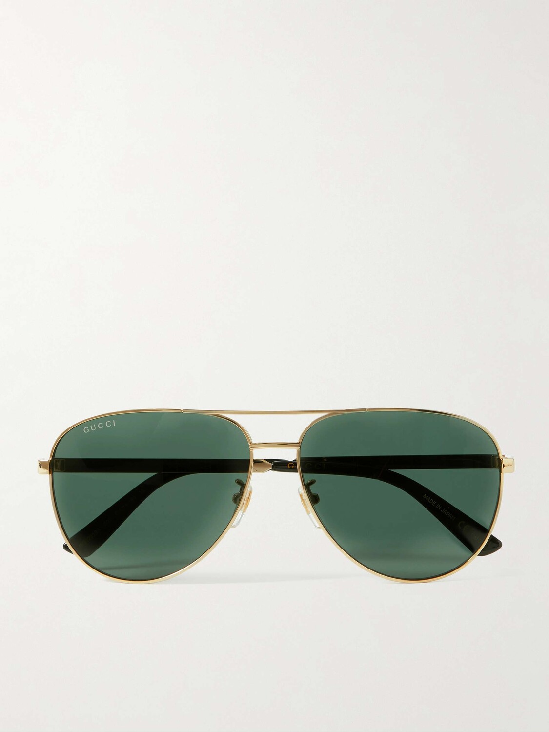 

Золотистые солнцезащитные очки-авиаторы GUCCI EYEWEAR, золотой