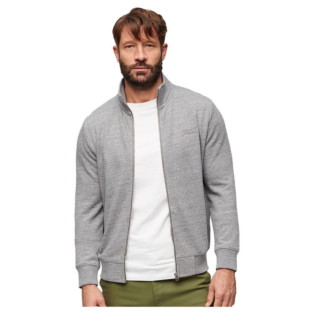 

Толстовка Superdry Essential Logo Track Ub Full Zip, серый