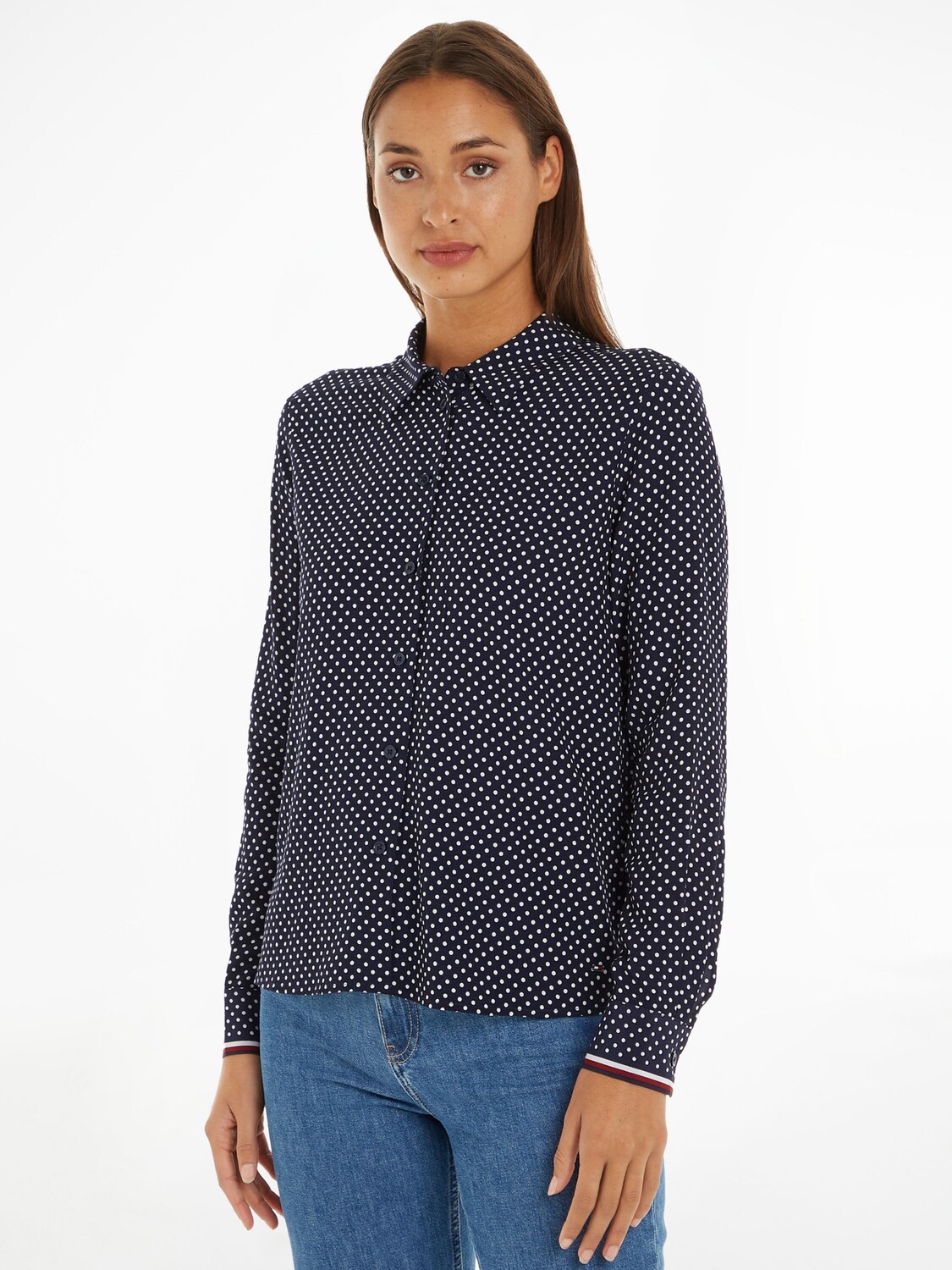 

Tommy Hilfiger Рубашка в горошек Fleur, Desert Sky