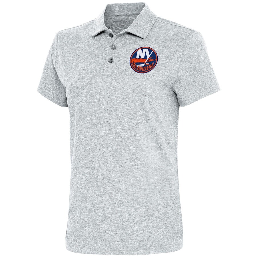

Поло с коротким рукавом Antigua New York Islanders, серый