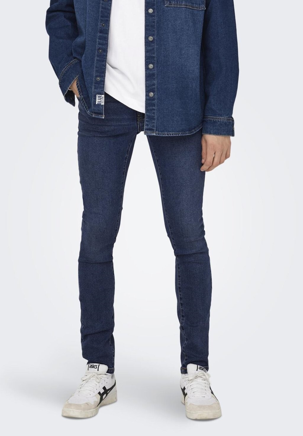 

Джинсы Skinny Fit ONSWARP SKINNY Only & Sons, средний синий деним