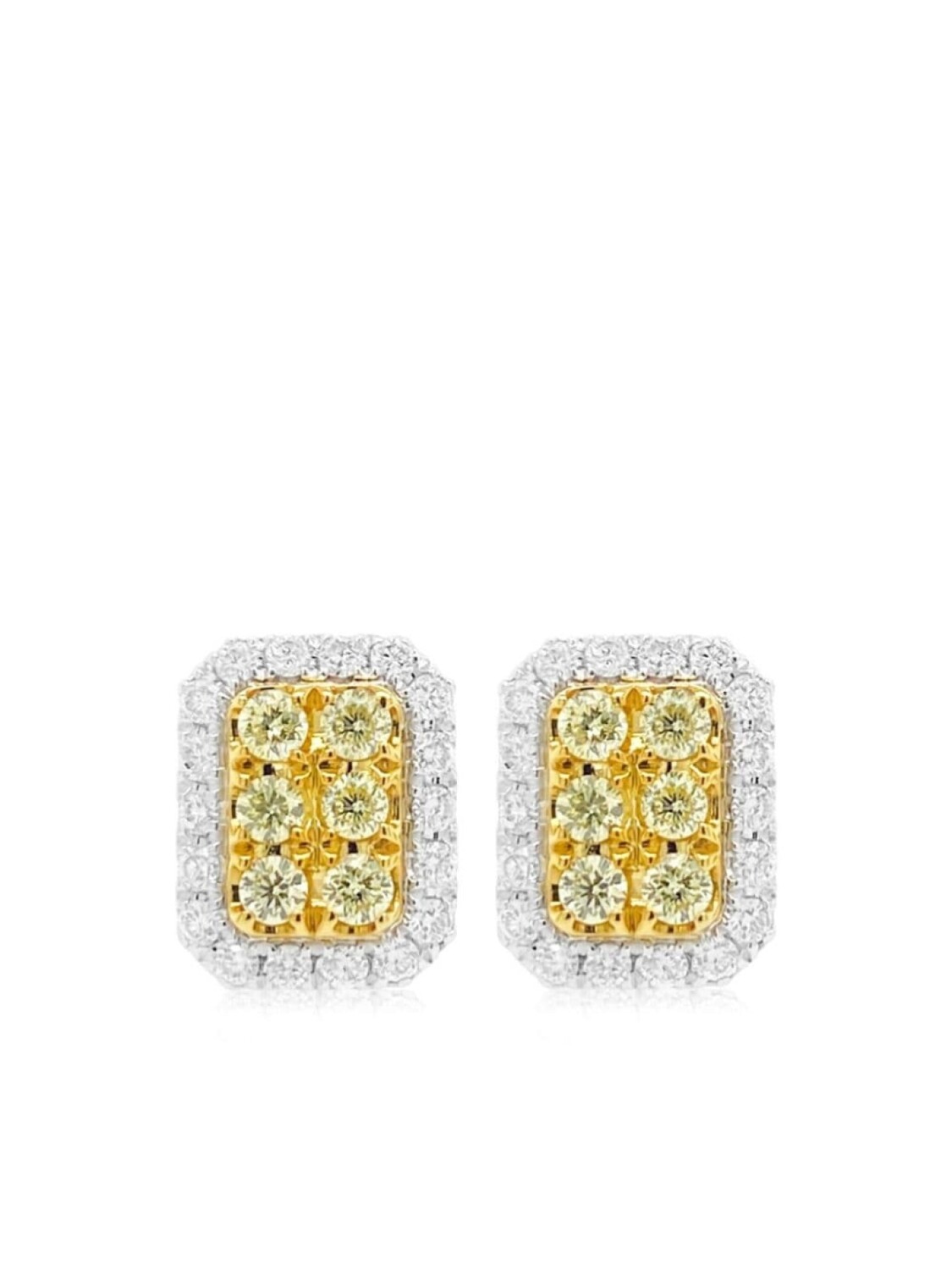 

Серьги из желтого золота с бриллиантами HYT Jewelry, золотой