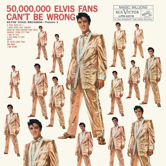 sony music elvis presley 50 000 000 elvis fans can t be wrong elvis gold records volume 2 виниловая пластинка Виниловая пластинка Presley Elvis - 50,000,000 Elvis Fans Can't Be Wrong: Elvis' Gold Records. Volume 2