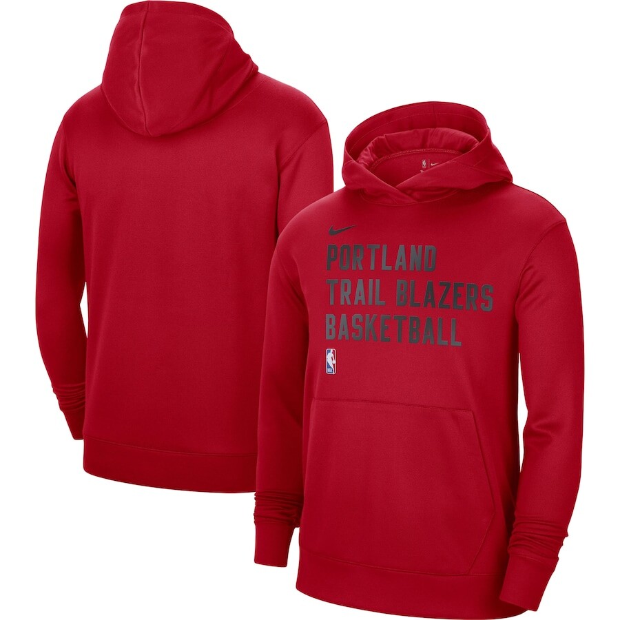 

Пуловер с капюшоном Nike Portland Trail Blazers, красный