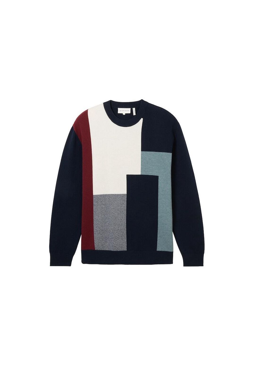 

Пуловер TOM TAILOR, цвет Knitted Multi Color Block