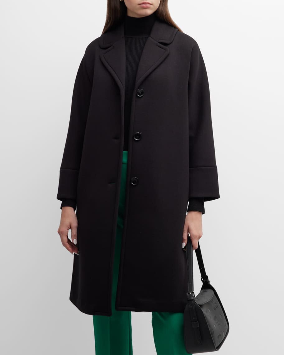 

Однобортное пальто Alvaro Max Mara, Черный