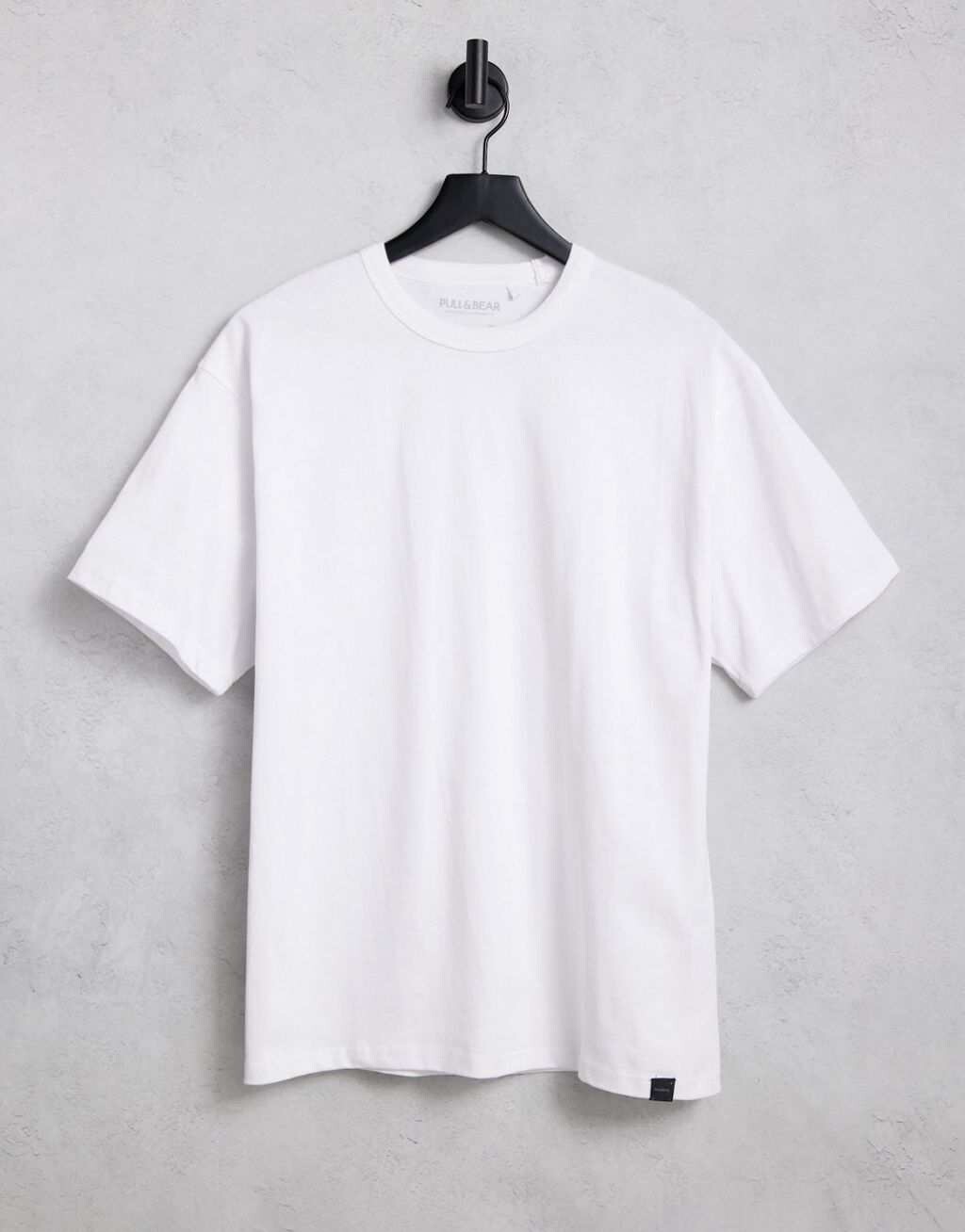 

Белая футболка оверсайз Pull&Bear, Белый