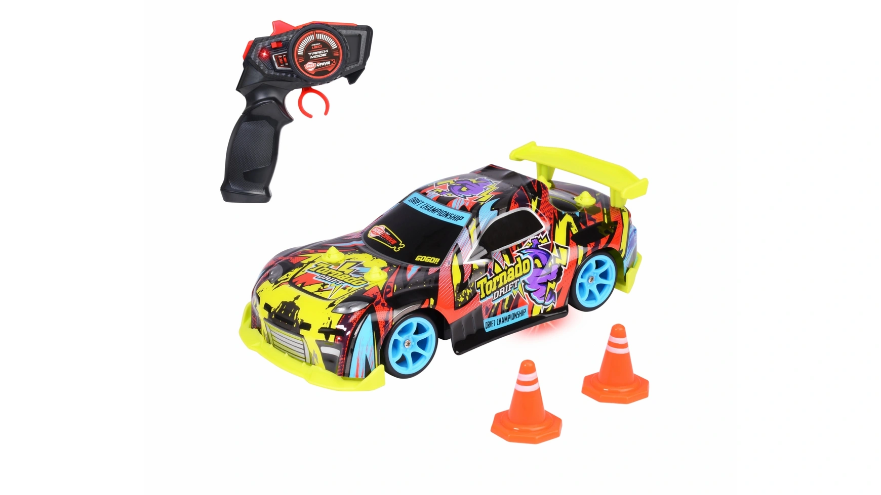 Дики RC Tornado Drift dickie toys игрушечная машинка ритм патруль с меняющимися огнями и музыкой