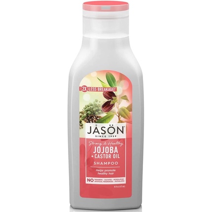 Jason's Натуральный шампунь с касторовым маслом жожоба 473 мл Jasons Natural