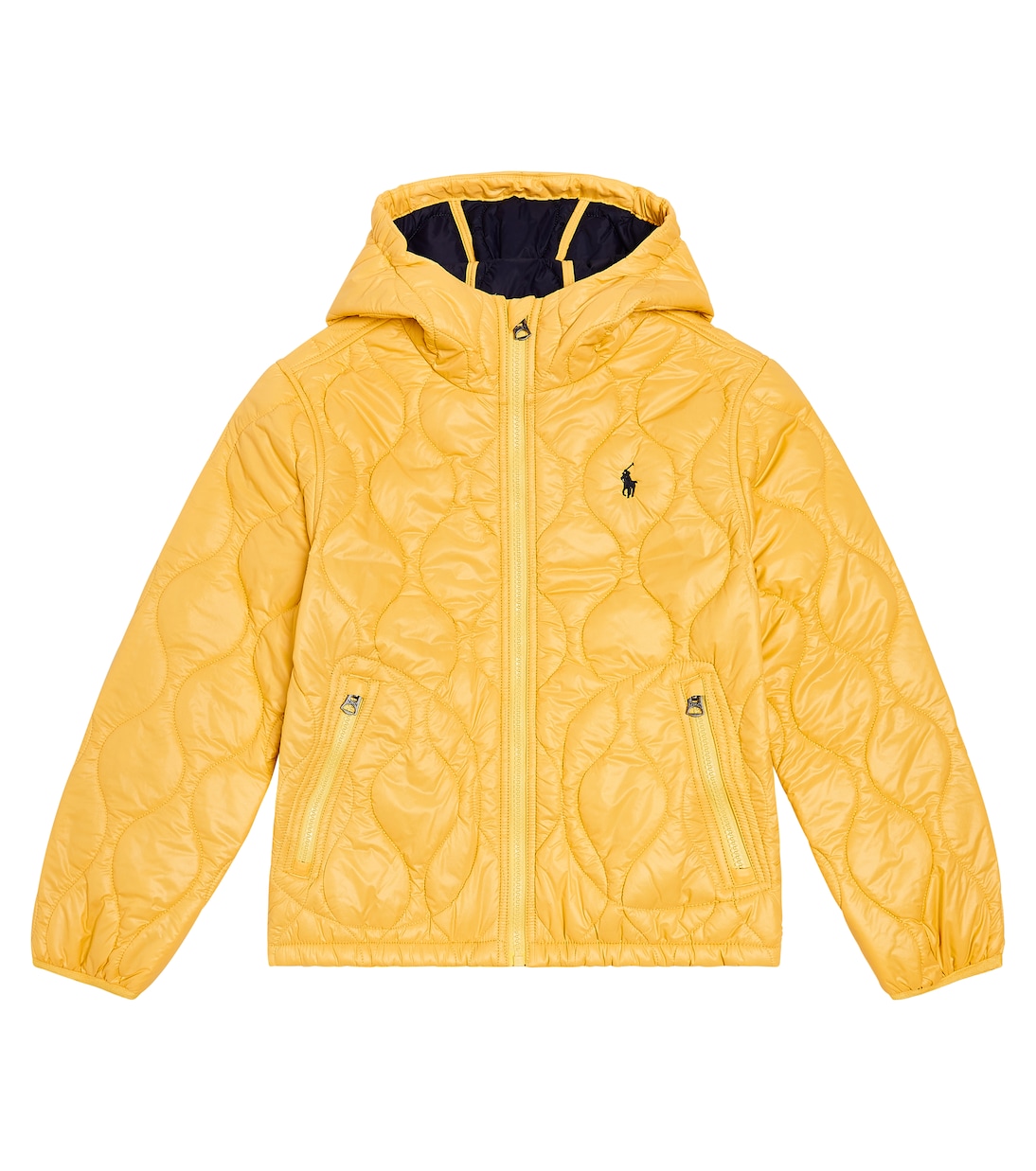 Стеганая куртка из рипстопа hartland Polo Ralph Lauren Kids, желтый хлопковый свитер polo ralph lauren желтый