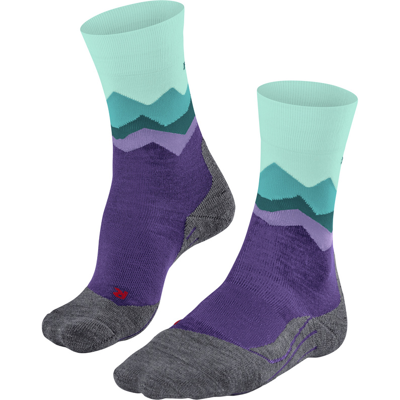 Женские носки TK2 Crest Falke, фиолетовый