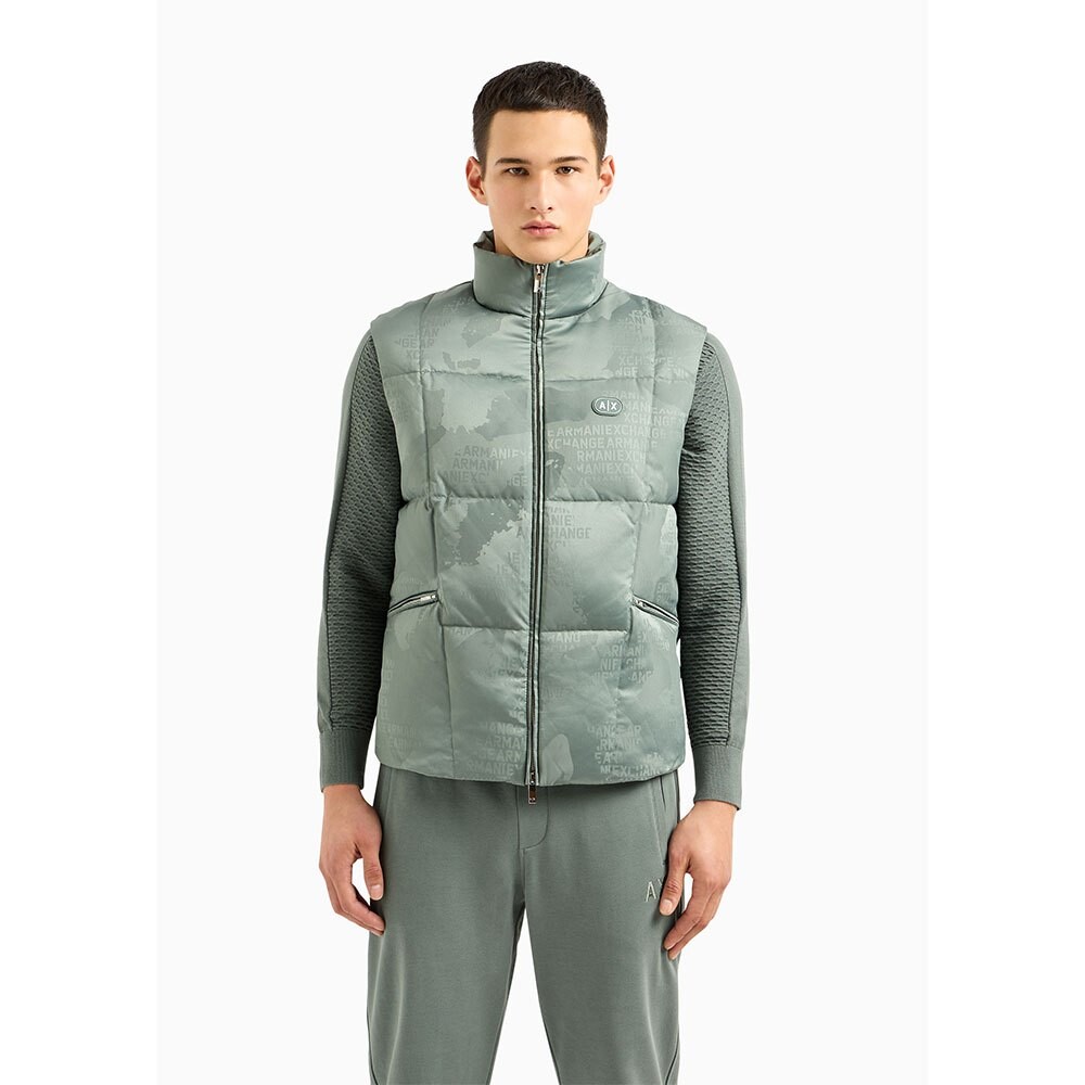

Жилет Armani Exchange 3DZQL5_ZN3HZ Vest, зеленый