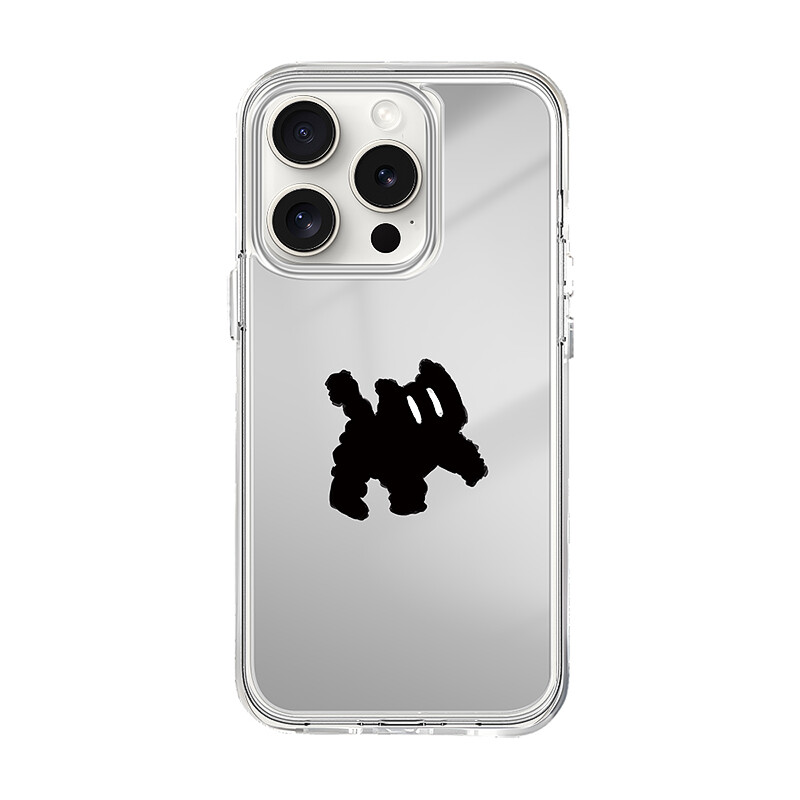 

Полюбуйтесь чехлом для телефона с медвежонком Surprise Bear, Mirror - galvanized silver - blurred cat