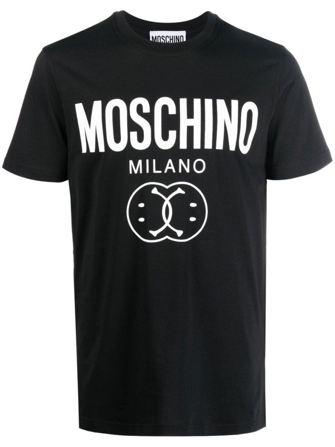 

Moschino футболка из органического хлопка с логотипом, черный