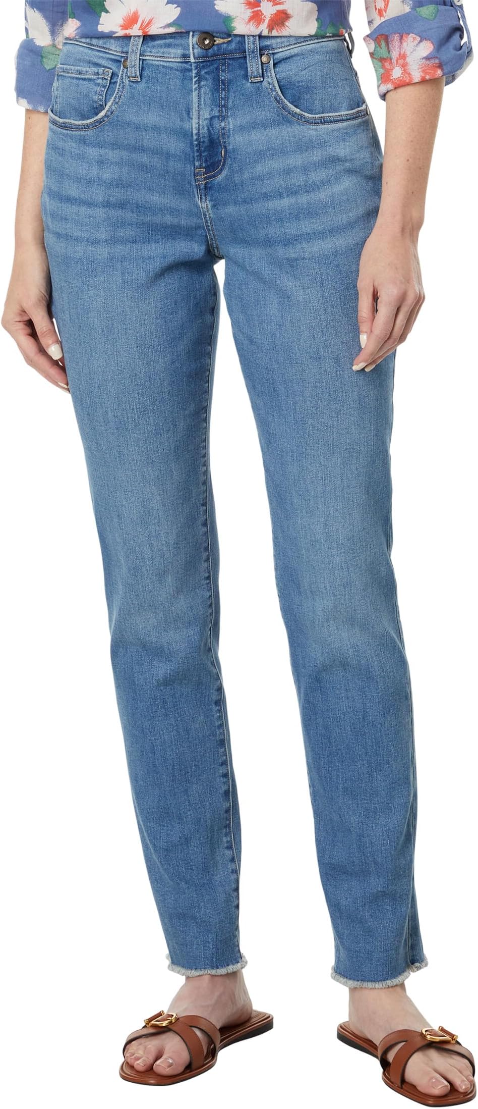 Джинсы Carson High-Rise Jeans Carve Designs, цвет Blue Tide цена и фото