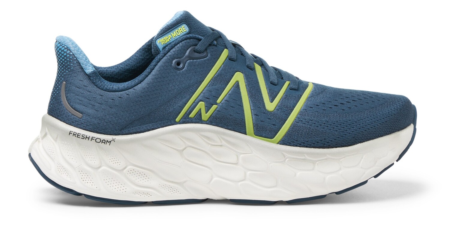 Кроссовки для шоссейного бега Fresh Foam X More v4 — мужские New Balance, синий кроссовки new balance fresh foam x more v4 черный серый