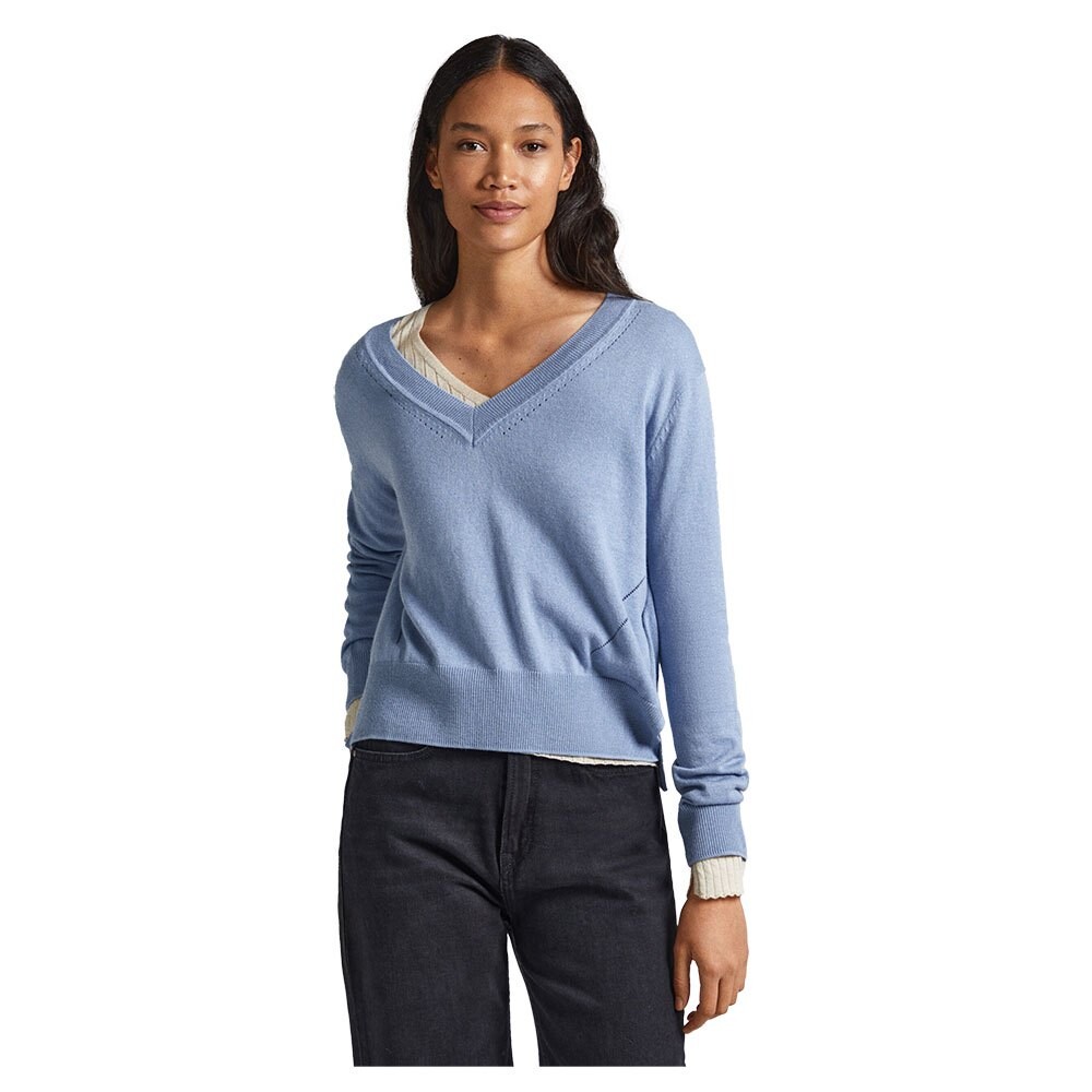 

Свитер Pepe Jeans Donna V Neck, синий