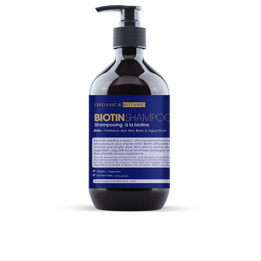 цена Шампунь против вьющихся волос Ob Biotin Shampoo Organic & Botanic, 500 мл