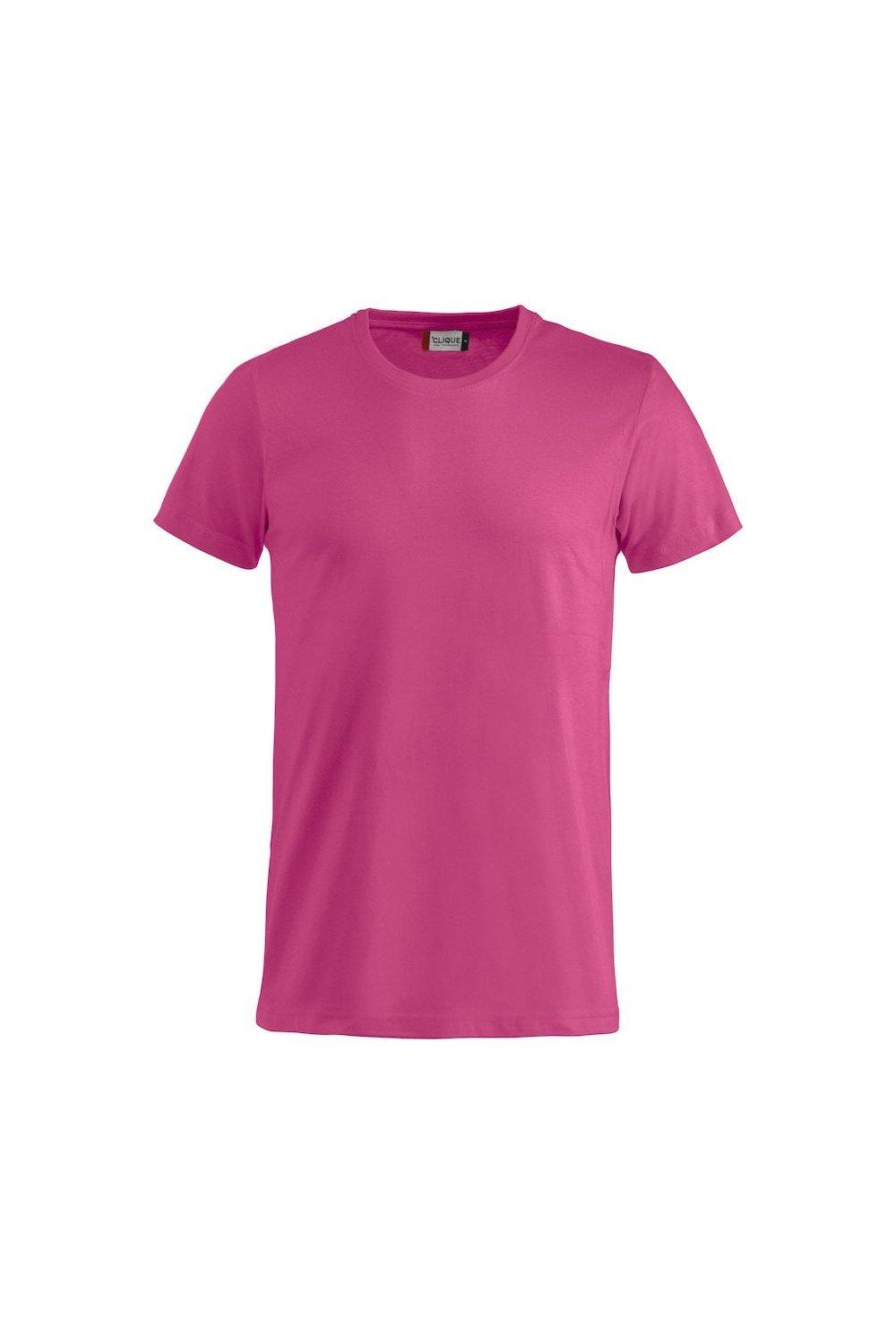 Базовая футболка Clique, розовый футболка clique с надписью 42 размер