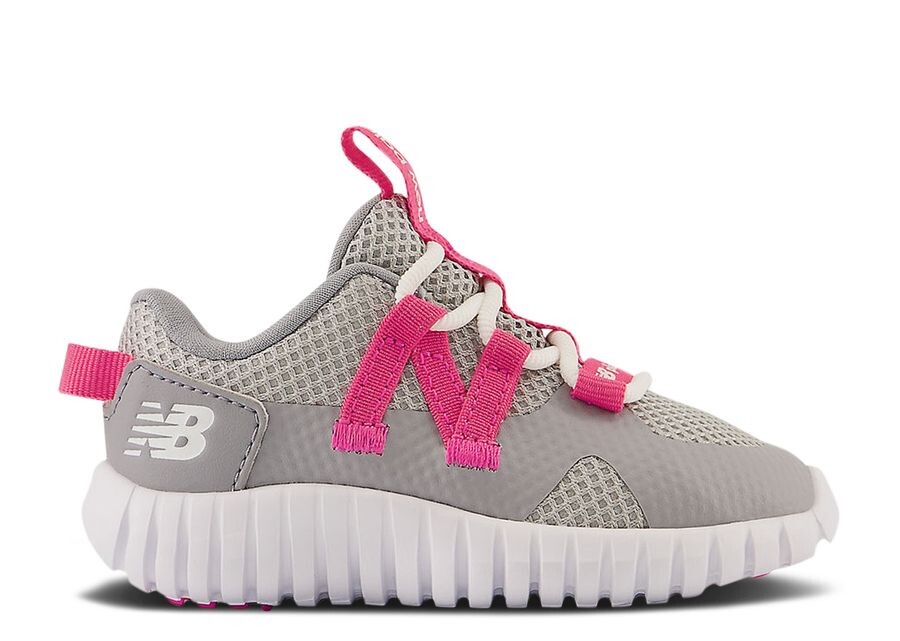 

Кроссовки New Balance Playgruv V2 Bungee Toddler 'Grey Hi-Pink', серый