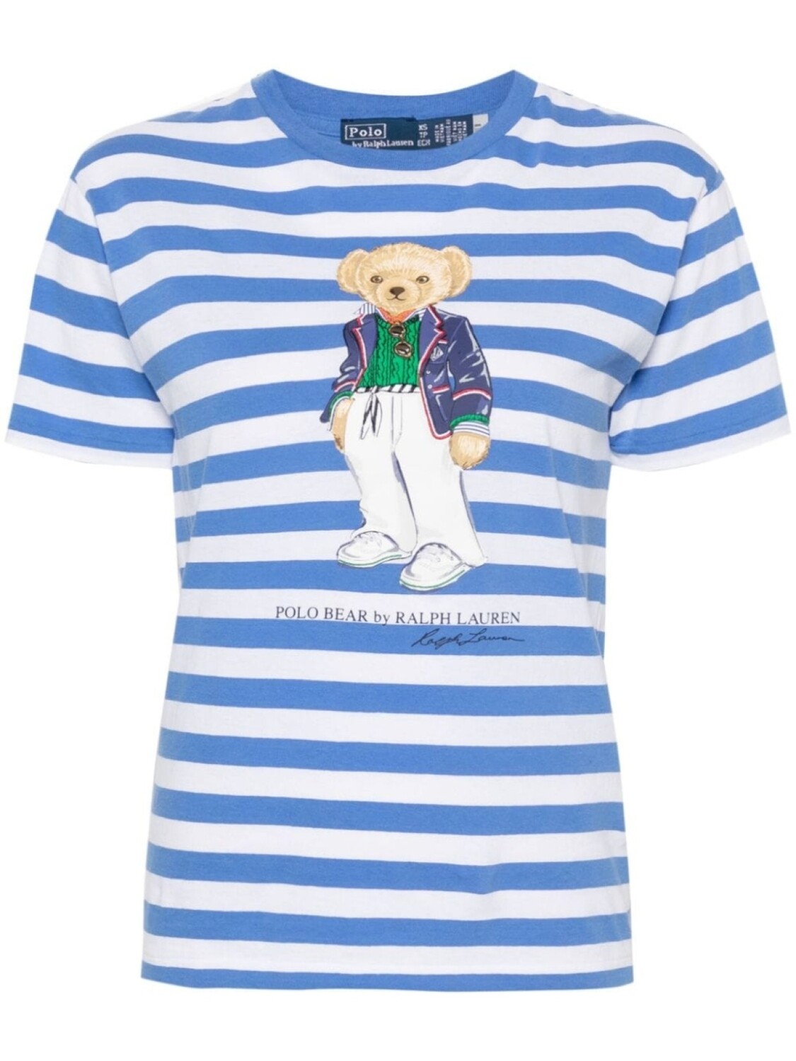

Polo Ralph Lauren футболка с принтом Polo Bear, синий